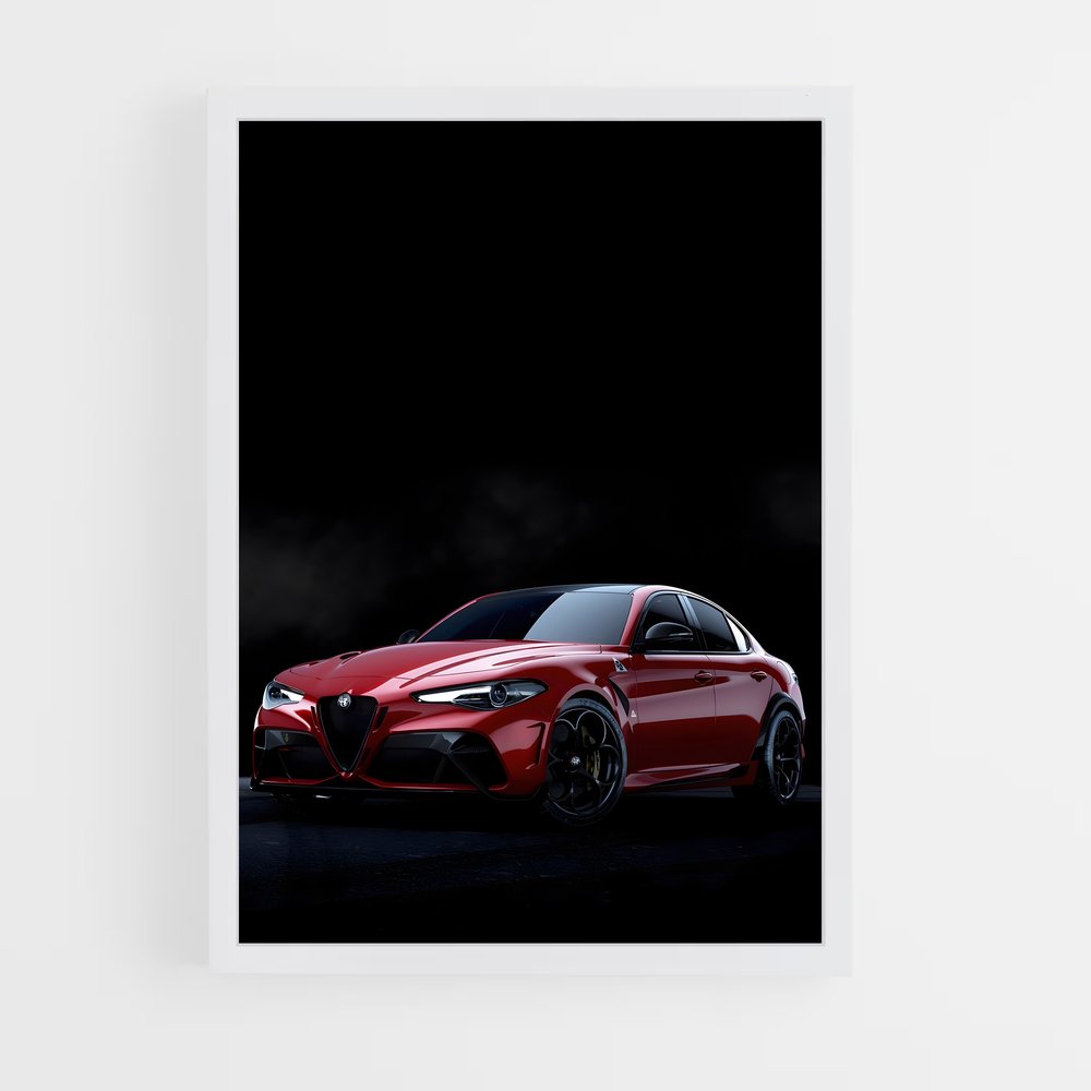 Poster Alfa Vision – affiche Alfa Romeo (vue 3)